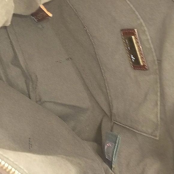 FENDI Zucca Canvas Leather Olive Green Brown Crossbody Messenger Shoulder Bag - Picture 12 of 15